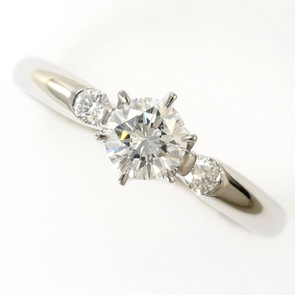 VINTAGE Silver Diamond Ring